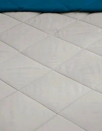  Relaxfeel 250 GSM Premium Luxury 5 Star Microfibre Reversible Soft Plain Quilted 90x100 Inch Double Bed Comforter / Quilt / Duvet / Razai / Rajai (  Blue/ Grey  ) - Free Size,  Blue/ Grey ,  Microfiber,  Rajai, Pack of1